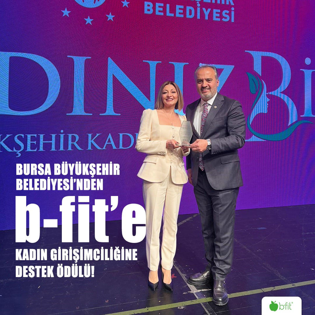 Bursa Büyükşehir Belediyesi’nden b-fit’e Kadın Girişimciliğine Destek Ödülü! 